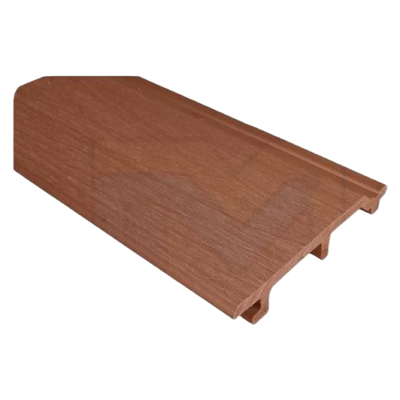 Second-generation co-extruded wood-plastic wall panel for hanging