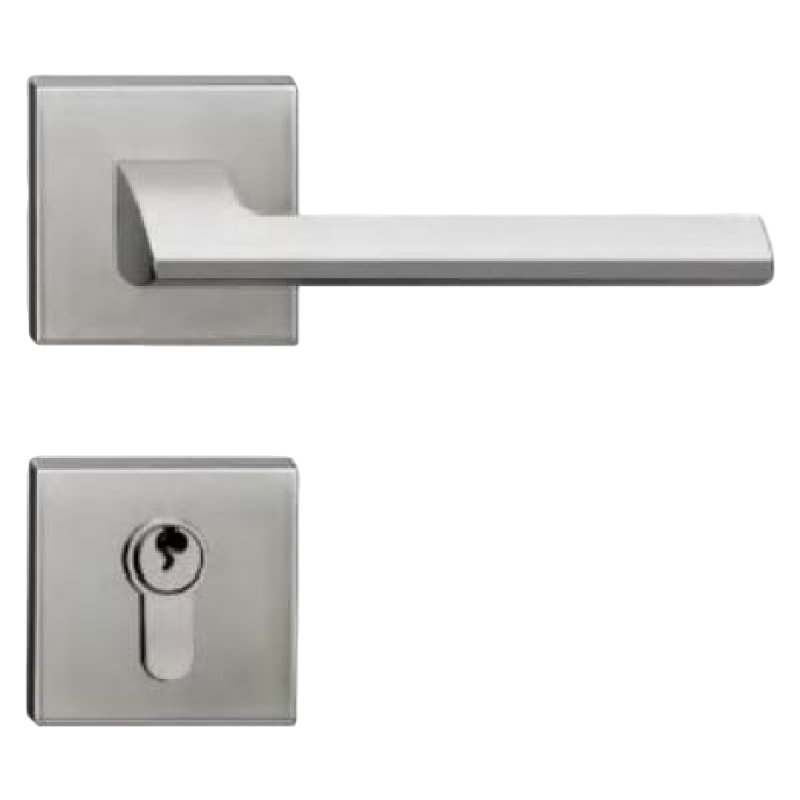 B17现代简约门锁哑镍