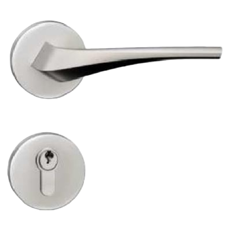 B14现代简约门锁哑镍