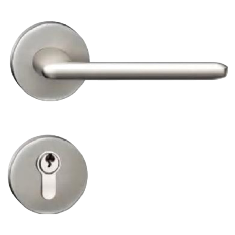 B12现代简约门锁哑镍