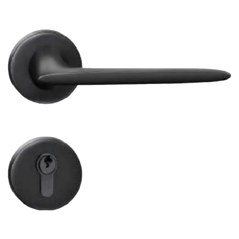 B9现代简约门锁哑黑