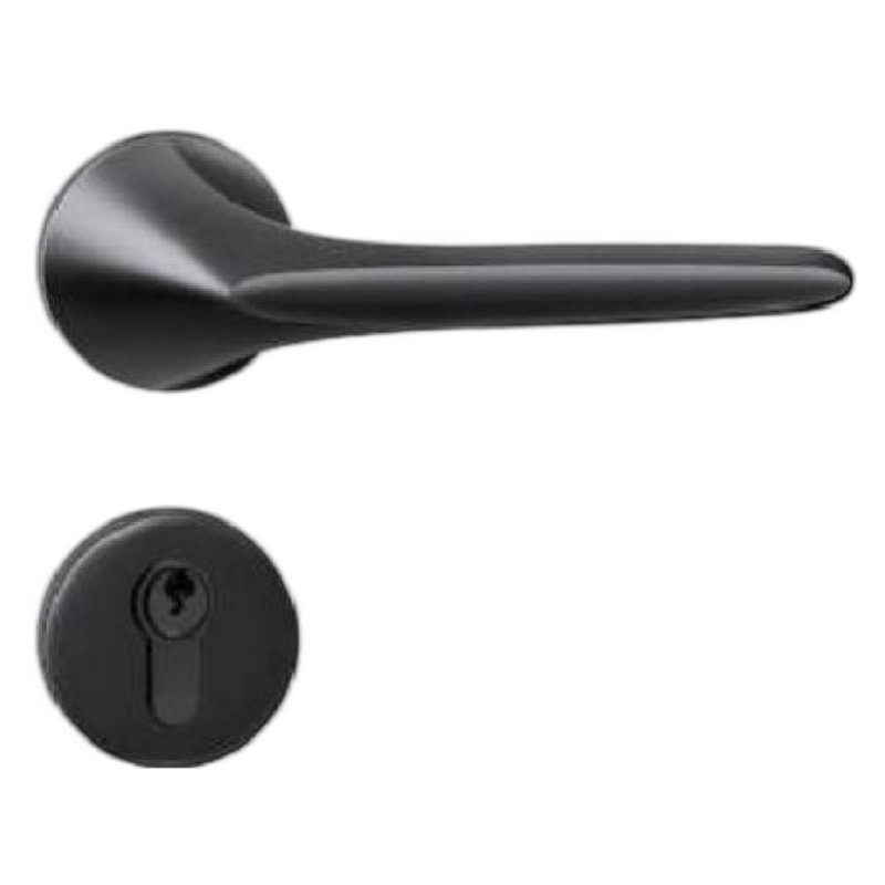 G1现代简约门锁哑黑