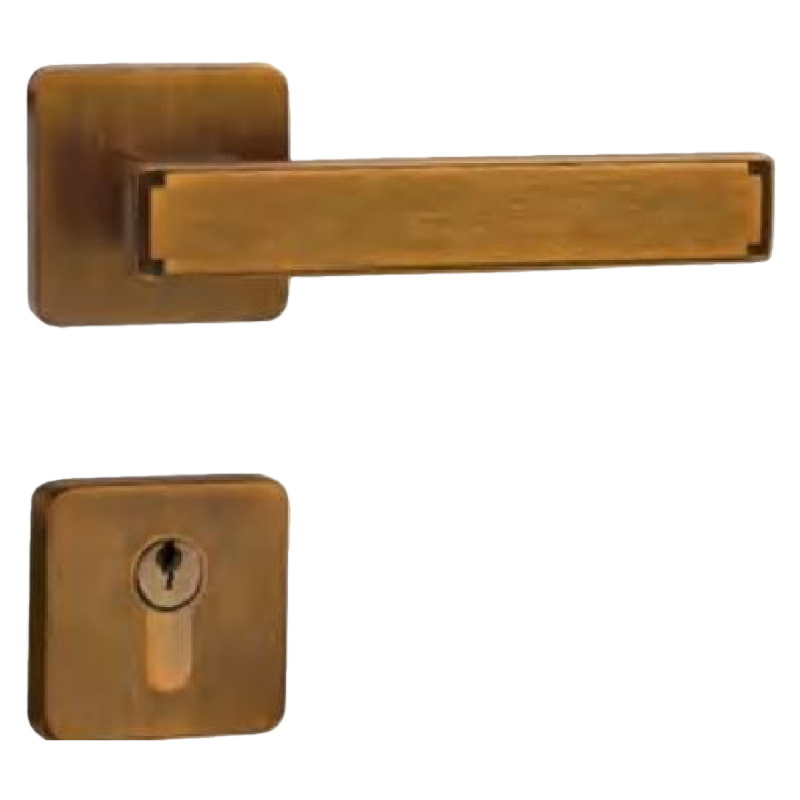 HD-68052轻中式分体锁欧洲铜