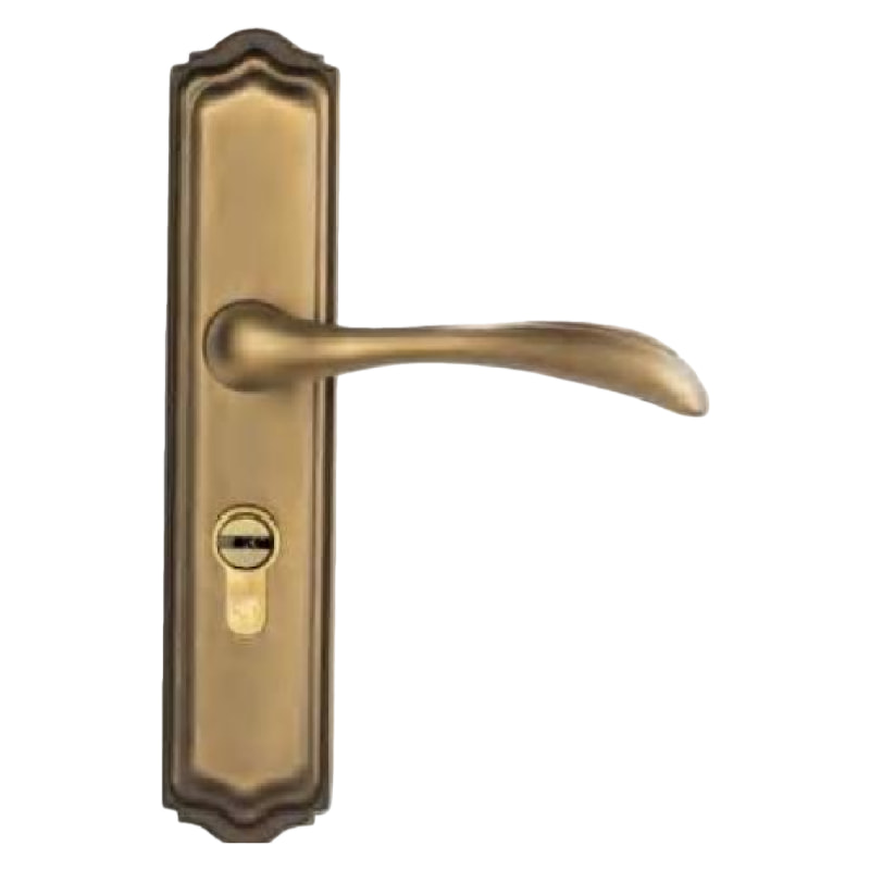 HD-65815古典大门锁黄古铜