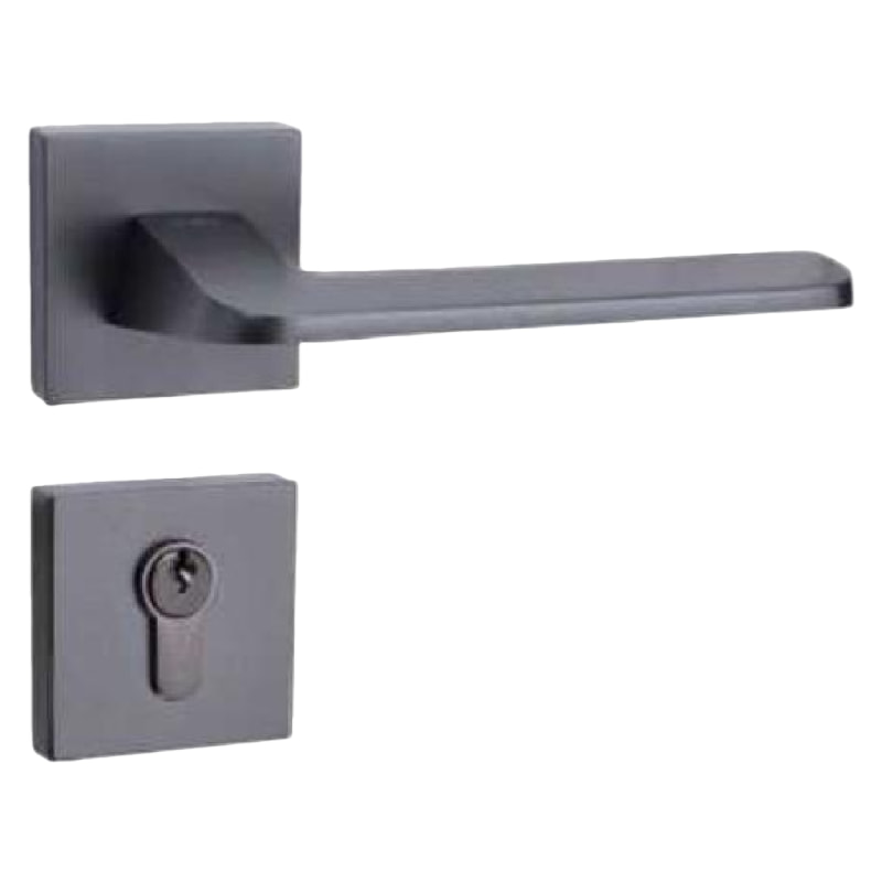 QX11现代简约门锁哑枪